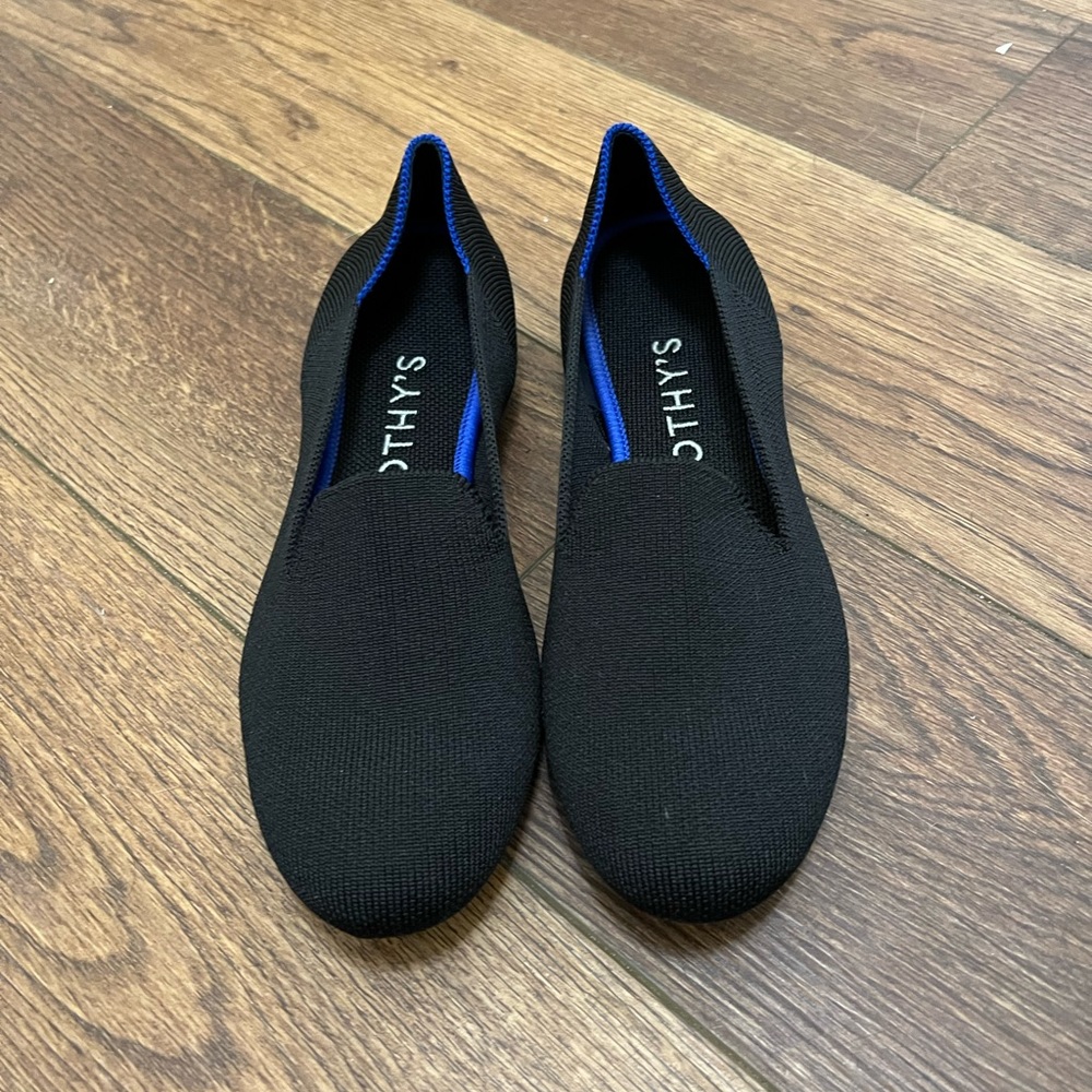 Rothy’s black loafers size 7.5